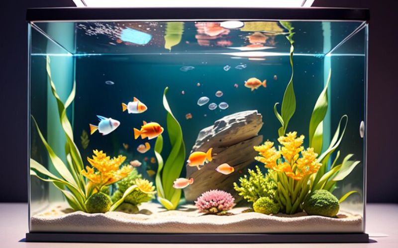 Bể cá thủy sinh ở Cá cảnh thái hòa