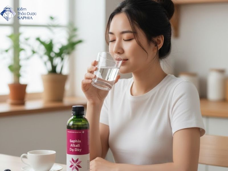 Vị của nước kiềm thay đổi theo độ pH