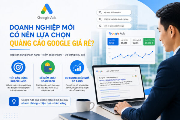Doanh nghiệp mới có nên lựa chọn quảng cáo Google giá rẻ?