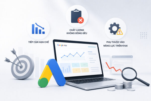Những hạn chế của dịch vụ quảng cáo Google giá rẻ