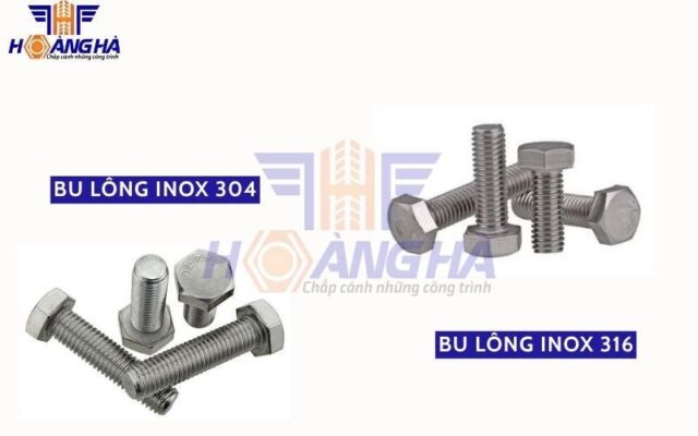so sánh thanh ren inox 304 với inox 316