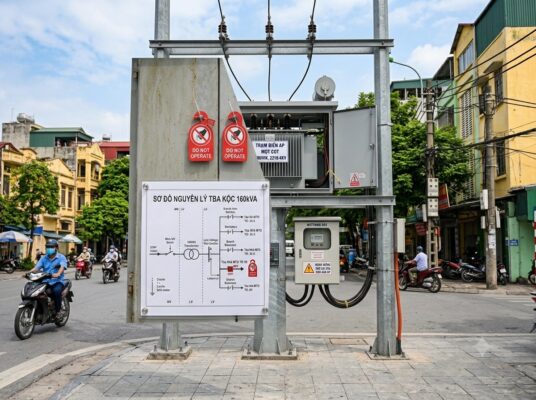 Trạm biến áp một cột 