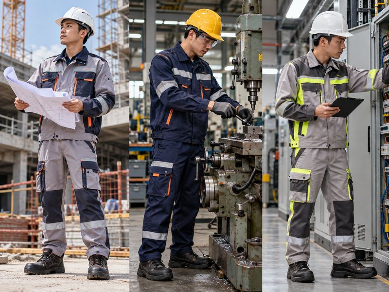 Chọn quần áo bảo hộ theo môi trường làm việc