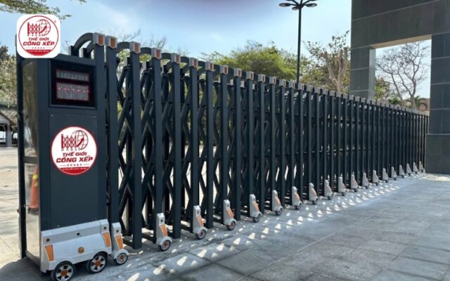 sửa chữa cổng xếp điện