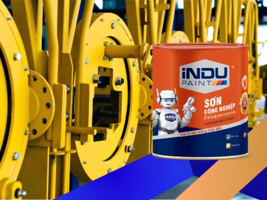 Ứng dụng sơn công nghiệp Indu trong xưởng cơ khí